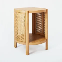 Portola Hills Woven Accent Table - Threshold™ Designed With Studio McGee -Decor Home GUEST 01d0c929 8f40 4501 a180 ad0f5b38117e