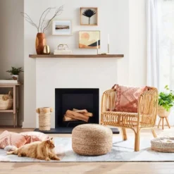 Gretna Narrow Console Table Natural - Threshold™ -Decor Home GUEST 027e2b90 5c8c 4b6e 926f f0f877f6e69e