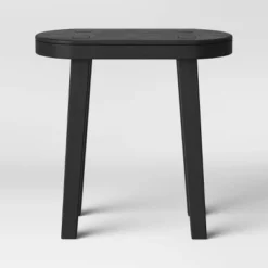 Woodland Carved Wood Accent Table - Black - Threshold 10 Woodland Carved Wood Accent Table - Black - Threshold -Decor Home GUEST 028d936f c1e9 49b0 a030 2e6b1194a496