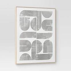 45" X 55" Line Art I Framed Kraft Wall Canvas - Threshold™ 6 45" X 55" Line Art I Framed Kraft Wall Canvas - Threshold™ -Decor Home GUEST 049ef745 7339 4361 9994 803a96f529d8