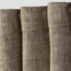 1pc Light Filtering Textured Weave Window Curtain Panel Cream - Threshold™
