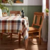 60"x84" Plaid Woven Cotton Tablecloth - Threshold™