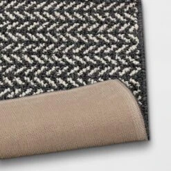 Herringbone Rug Gray - Threshold™ -Decor Home GUEST 0da3e580 f977 44f0 9609 764ac792932b