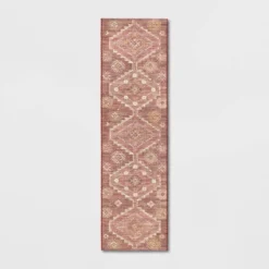 Southbury Washable Printed Diamond Persian Style Rug Rust - Threshold™ 10 Southbury Washable Printed Diamond Persian Style Rug Rust - Threshold™ -Decor Home GUEST 0dc3d757 a573 455f aead 9484994bb3bd