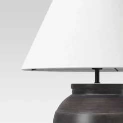 Large Ceramic Table Lamp Black - Threshold™ -Decor Home GUEST 1043df0d 6123 41f8 92b5 8fa16f35c015