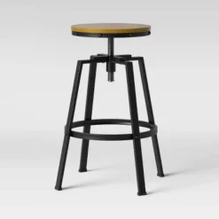 Lewiston Adjustable Swivel Barstool - Threshold -Decor Home GUEST 11447b9c f63d 44de 89f4 f3ad210ca579