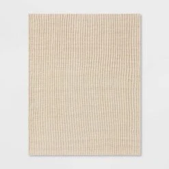 Chunky Knit Reversible Throw Blanket - Threshold™ -Decor Home GUEST 1154daf9 62d5 444e 814e df2e0b282f97