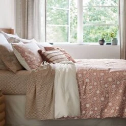 12pc Floral Boho Comforter & Sheets Set Terracotta Pink - Threshold™ -Decor Home GUEST 15af4501 e097 4583 a9e0 443936e285db