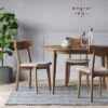 Astrid Mid-Century Round Extendable Dining Table - Threshold™ -Decor Home GUEST 1898f461 c569 44f1 a292 7a8c93fb1ac3
