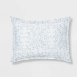 7pc Medallion Comforter Bedding Set With Sheets Blue - Threshold™ -Decor Home GUEST 1b3805ea 46f0 414b 99d5 1915257d6441