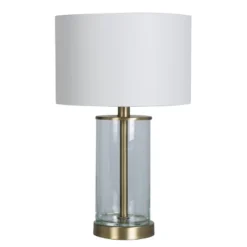Fillable Accent With USB Table Lamp Brass - Threshold -Decor Home GUEST 1bb85741 23ad 46c1 a755 e6a1658c6bca