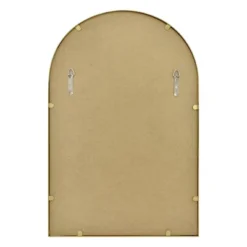 20" X 30" Arched Metal Wall Mirror Brass - Threshold™ -Decor Home GUEST 1ec84fa7 7875 45c1 a2e8 89ea7099627f