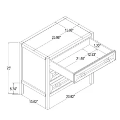 Springville 3 Drawer Nightstand White - Threshold™ Designed With Studio McGee -Decor Home GUEST 1f01fd2b a8bf 4ec8 a99b d1d0f20bd4fd