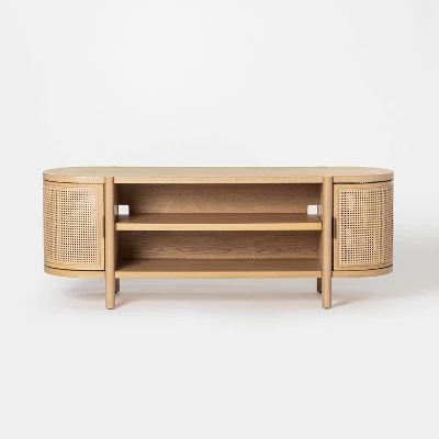 Portola Hills Caned Door TV Stand For TVs Up To 60" - Threshold™ Designed With Studio McGee 4 Portola Hills Caned Door TV Stand For TVs Up To 60" - Threshold™ Designed With Studio McGee - Image 2