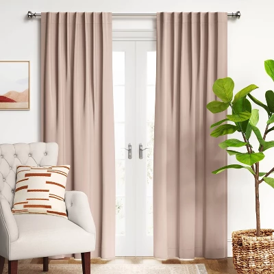 1pc Blackout Velvet Window Curtain Panel - Threshold™ 3 1pc Blackout Velvet Window Curtain Panel - Threshold™