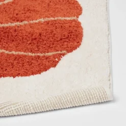 20"x30" Pumpkin Bath Rug Cream - Threshold™ -Decor Home GUEST 238b400e 8918 4cdb bbce 00ea4e97bfc9