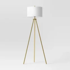 Ellis Tripod Floor Lamp Brass - Threshold™ -Decor Home GUEST 263804f4 23df 4efe ae72 a07eedaf8c93