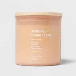 Glass Jar Jasmine And Ylang Candle Orange - Threshold™ -Decor Home GUEST 283695f1 8725 4897 8c7c c88d9c94ee0b