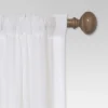 Curtain Rod Faux Wood - Threshold