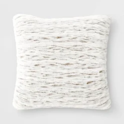 Tipped Snow Leopard Faux Fur Square Throw Pillow - Threshold™ 11 Tipped Snow Leopard Faux Fur Square Throw Pillow - Threshold™ -Decor Home GUEST 2d6b054d 8586 4936 9957 35da08081dea