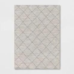 Mira Geometric Diamond Indoor/Outdoor Rug Cream - Threshold™ -Decor Home GUEST 2e346c04 f7a9 42e9 93f4 6af47a7db49d