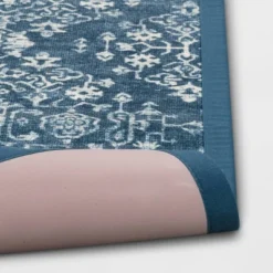 Vintage Print Comfort Rug Blue - Threshold™ -Decor Home GUEST 2f4d2ac9 00f5 42f5 a160 ae82fb4083c6