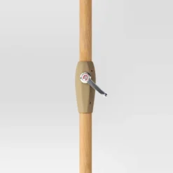 10'x6' Rectangular Market Patio Umbrella - Light Wood Pole - Threshold™ -Decor Home GUEST 31a8c443 415a 4a77 a94f 0bbebbf20782