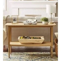 Gretna Narrow Console Table Natural - Threshold™ -Decor Home GUEST 31fede49 ac3f 489d 875d 175e74c636e1