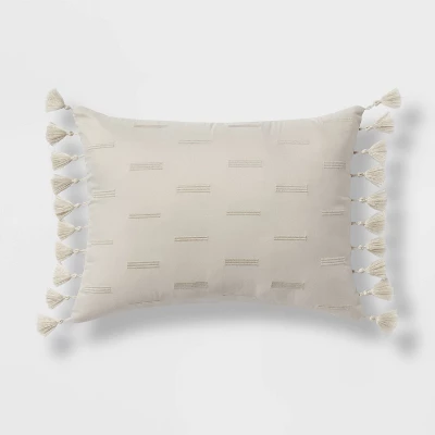 8pc Luxe Jacquard Snow Leopard Comforter Set Beige - Threshold™ 9 8pc Luxe Jacquard Snow Leopard Comforter Set Beige - Threshold™ - Image 7