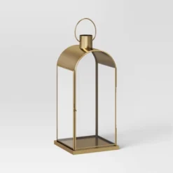 Metal Lantern Gold - Threshold™ -Decor Home GUEST 385b49cb baa9 4022 8af0 f09dff4f5610