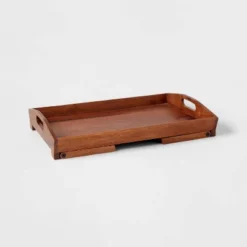 22" X 14" Wood Signature Bed Tray - Threshold™ -Decor Home GUEST 38930afa 73f3 416f a8f9 eea4a712b3be