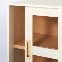 32" Promontory Sliding Glass 2 Door Cabinet - Threshold™ Designed With Studio McGee -Decor Home GUEST 398e0eec bec3 45c1 95e7 a8239c467b48