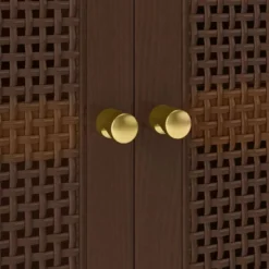 Woven Arched Wood Cabinet - Threshold™ -Decor Home GUEST 3b0a1f7d 745e 4f50 8b18 94386aca5429