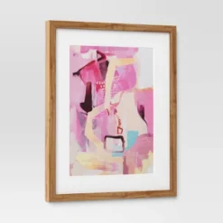 (Set Of 2) 16" X 20" Painterly Collage Framed Wall Canvases - Threshold™ -Decor Home GUEST 3b7076f4 9d22 4803 abc4 640747dc0712