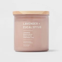 Glass Jar Lavender And Eucalyptus Candle - Threshold™ -Decor Home GUEST 3db36f68 f2c9 4561 a858 68d6584366c0