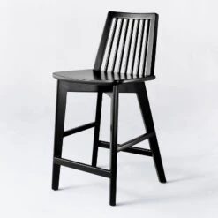 Linden Modified Windsor Wood Counter Height Barstool - Threshold™ Designed With Studio McGee -Decor Home GUEST 3fda3172 f988 4187 9231 f1d74293e6cb