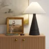 Ceramic Table Lamp With Tapered Shade Black (Includes LED Light Bulb) - Threshold™ 2 Ceramic Table Lamp With Tapered Shade Black (Includes LED Light Bulb) - Threshold™ -Decor Home GUEST 41c900f6 d5e3 428f 9e92 5e53b6a90e6b