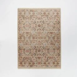 Rockland Hand Knotted Distressed Persian Style Rug Ivory - Threshold™ Designed With Studio McGee -Decor Home GUEST 461c3425 35f3 4272 bdec cfd5c825b076