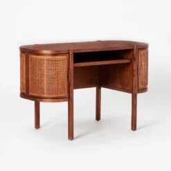 Portola Hills Caned Desk - Threshold™ Designed With Studio McGee -Decor Home GUEST 4a49e5af daca 41f1 9c53 2c1e35b4bfff