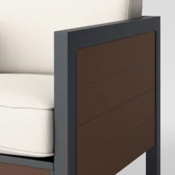 Bryant 2pk Faux Wood Patio Club Chairs - Gray/Natural - Threshold™ -Decor Home GUEST 4b3dd7d8 f559 42f6 8734 a91082fd3e71