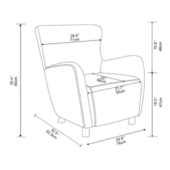 Kessler Wingback Faux Sherling Accent Chair Cream - Threshold™ Designed With Studio McGee -Decor Home GUEST 4c51f9cd e87e 4874 8672 f098ed2266be