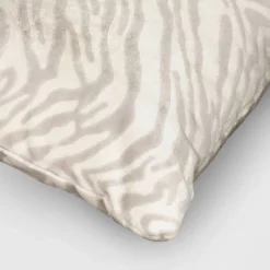 Velvet Jacquard Zebra Lumbar Throw Pillow - Threshold™ -Decor Home GUEST 4e0909c6 5960 4917 9d53 b5ab55a3111d