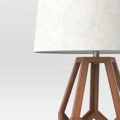 Large Wood Geo Assembled Table Lamp - Threshold™ -Decor Home GUEST 4e826a9e 70e6 444a b5c1 561396ae69fb