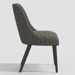 Geller Modern Dining Chair In Textured Linen Zuma - Threshold™ -Decor Home GUEST 58ef16f4 9ef2 4c77 8ddd 4ad461c1f90f