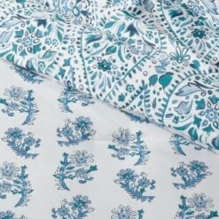 12pc Reversible Paisley Print Comforter & Sheets Set Blue/Dark Teal Blue - Threshold™ -Decor Home GUEST 5905586d 97c3 463f a986 2521cf0e7a13