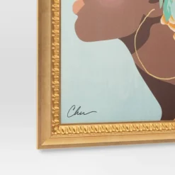 24" X 30" Floral Dream By Nikki Chu Vintage Canvas Board Gold - Threshold™ -Decor Home GUEST 5a042000 aaac 4e72 a3dc a07d331687a2