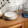 4pk Ceramic App Dining Plates Ivory/Gold - Threshold™ -Decor Home GUEST 5a68e31c 6f94 42b7 9684 9d924d9b198c