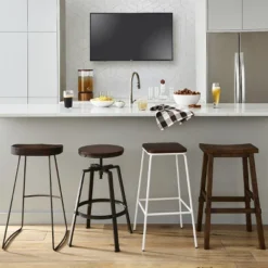 Lewiston Adjustable Swivel Barstool - Threshold -Decor Home GUEST 5c2ad5e6 21b1 408f b694 ea2408655584