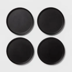 4pk Metal Coasters With Stand - Threshold™ -Decor Home GUEST 5cbda0e8 ebc4 4602 8212 f7593bc081ac