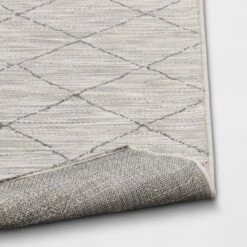 Mira Geometric Diamond Indoor/Outdoor Rug Cream - Threshold™ -Decor Home GUEST 5eac0548 34d0 4484 8f78 78f54ed8d9a9